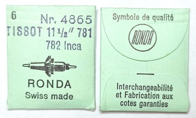 TISSOT 781 #723 / 6 PCS INCA