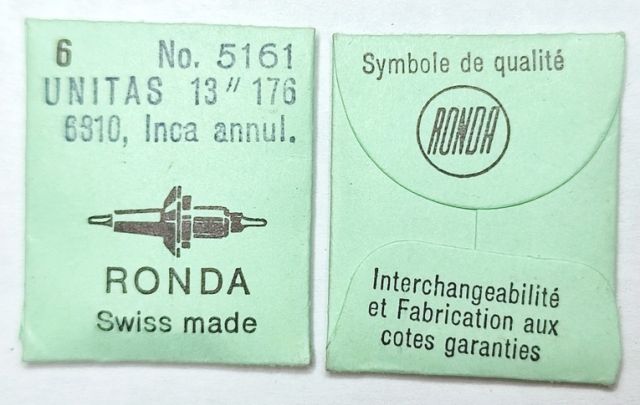 UNITAS 176 #723 / 6 PCS Inca annul.