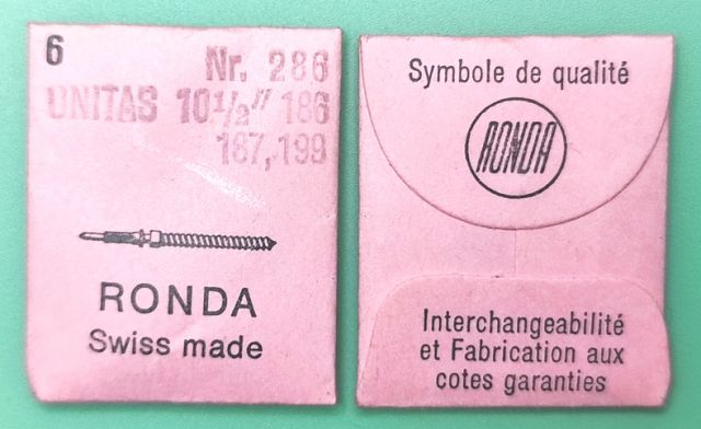 UNITAS 186 #401 / 6 PCS