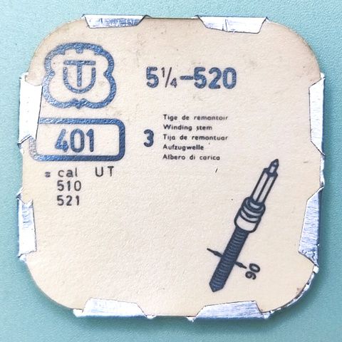 UNITAS 520 #401 / 6 PCS