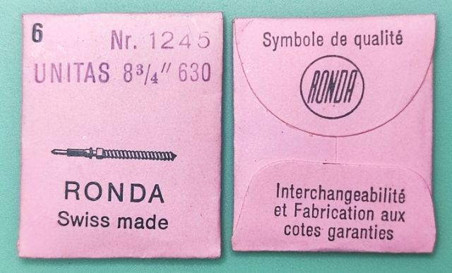 UNITAS 630 #401 Ø 0.90 / 6 PCS