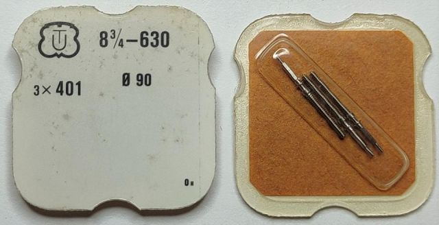 UNITAS 630 #401 Ø 0.90 / 3 PCS