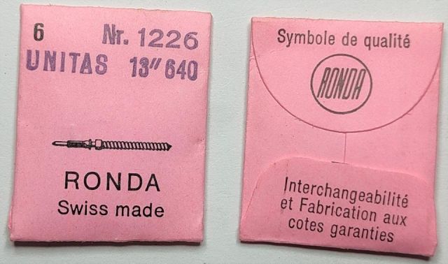 UNITAS 6340 #401 / 6 PCS