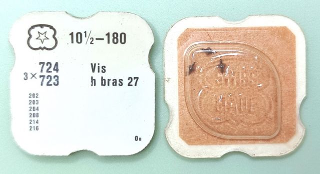 VENUS 180 #723/724 / 3 PCS VIS h BRAS 27