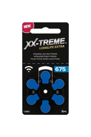 XX-TREM 675 HEARING AID BATTERY