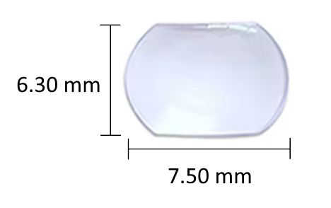 LUPA AUMENTO CRISTAL 7.50 x 6.30 mm