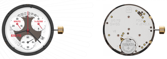 ETA G10.712 S/C CHRONO D4 HORIZONTAL