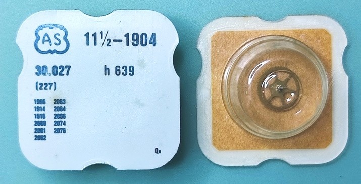 AS 1904 #227 RUEDA SEGUNDOS / SWEEP SECOND WHEEL