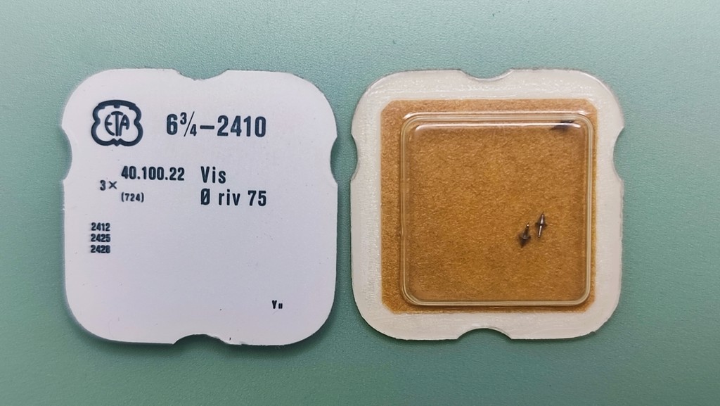 ETA 2410 #723 VIS Ø RIV 75 / 3 PCS