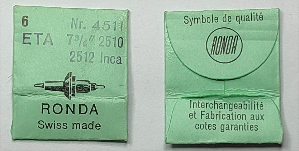 ETA 2510 #723 INCA ( 6 PCS )