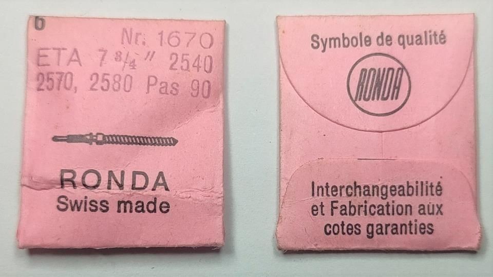 ETA 2540 #401 3 PCS Ø 90 LG 1185 LGC 50