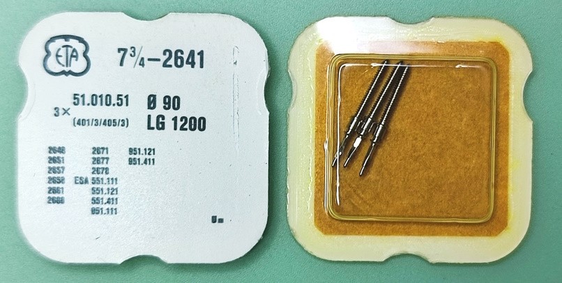 ETA 2641 #401 Ø 90 L1200 / 3 PCS