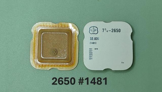 ETA 2650 #1481 