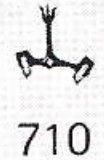 FEF 6664-710 ANCORA / PALLET FORK