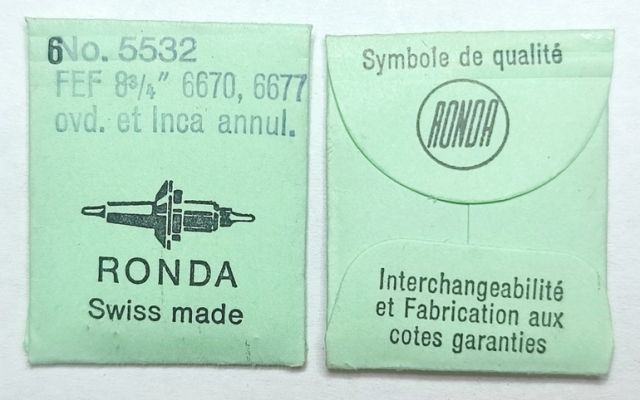 FEF 6670 #723 / 6 PCS ovd. et Inca annul.
