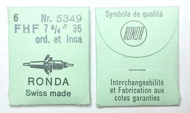 FHF 35 #723 / 6 PCS ORD. ET INCA