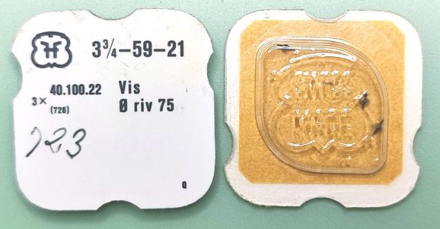 FHF 59-21 #723 / 3 PCS Vis Ø riv 75