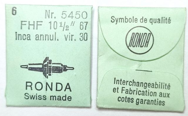 FHF 67 #723 / 6 PCS INCA annul. vir 30