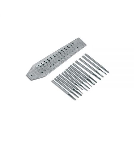 HILERA ROSCAR CON 14 MACHOS 0,7-2 MM