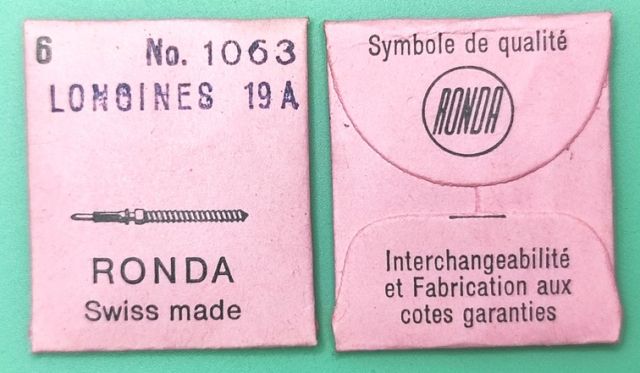 LONGINES 19A #401 / 6 PCS