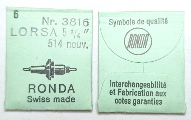 LORSA 514 #723 / 6 PCS nouv.