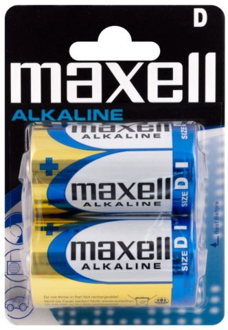 MAXELL LR20 (D) BLISTER 2 UNIDADES