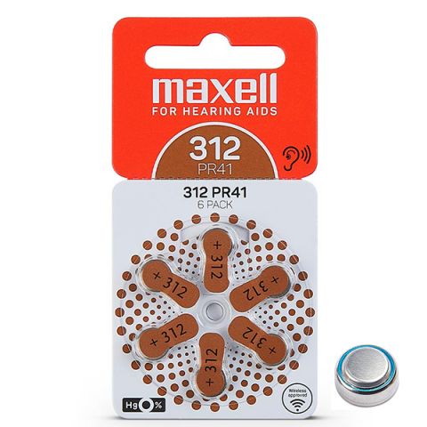 MAXELL AUDIFONO ZA312 1,4V
