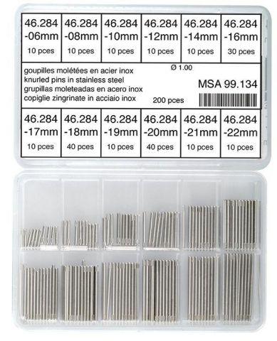 SURTIDO PASADORES DOBLE SEGURIDAD A.INOX / Ø 1.00 