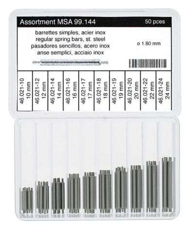 SURTIDO PASADORES SENCILLOS, AC INOX 1.80 MM