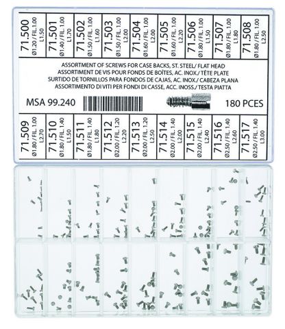 SURTIDO TORNILLOS FONDOS CAJAS CABEZA PLANA
