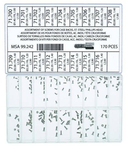 SURTIDO TORNILLOS FONDOS CABEZA CRUCIFORME