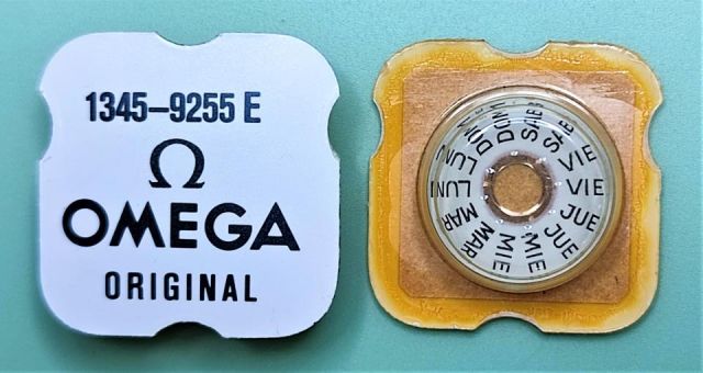 OMEGA 1345-9255E DISCO SEMANARIO ESPAÑOL BLANCO