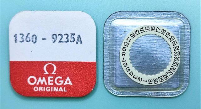 OMEGA 1360-9235A DISCO DE FECHA BLANCO
