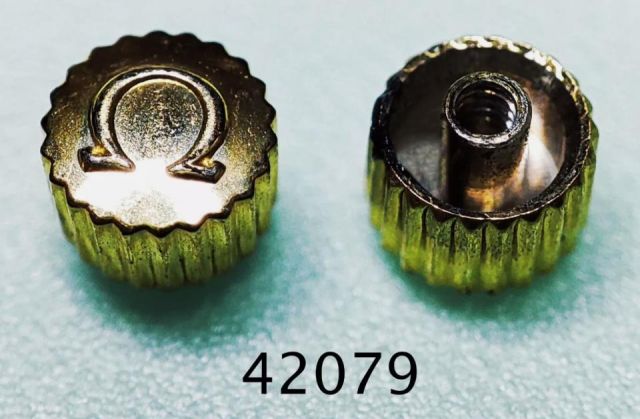 OMEGA ORIGINAL 069MD42079 PLATED CROWN