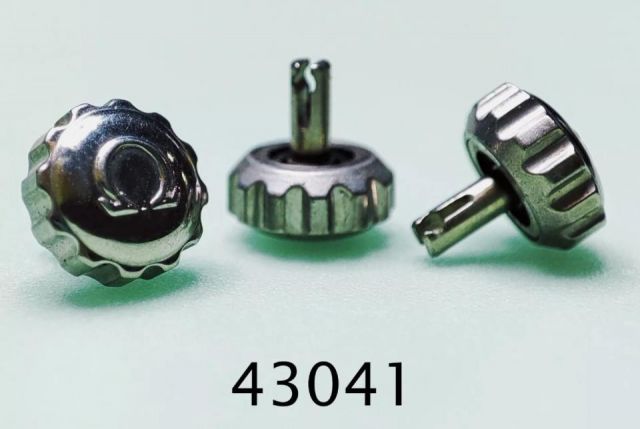 OMEGA ORIGINAL 069ST43041 STEEL CROWN BROCHE