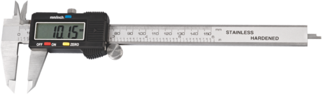 CALIBRE ACERO TEMPLADO C. M. 150 mm - / P. 0.01 mm