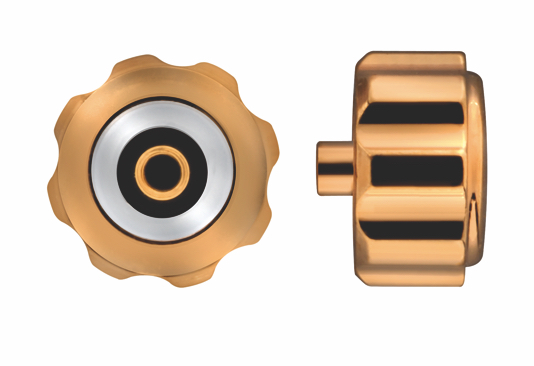 Corona Hérmetica / A Ø 5.00 / T Ø 1.8 / Thread Ø 0.90 mm Plated