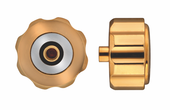 Corona Hérmetica / A Ø 5.50 / T Ø 1.60 / Thread Ø 0.90 mm Plated