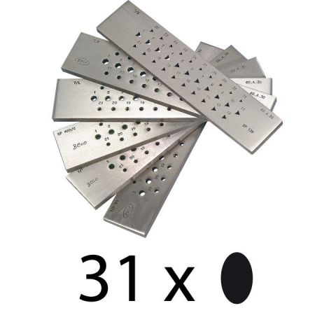 [00314] HILERA DE ESTIRAR - FORMA OVAL 31 AGU. Ø 6-3 mm