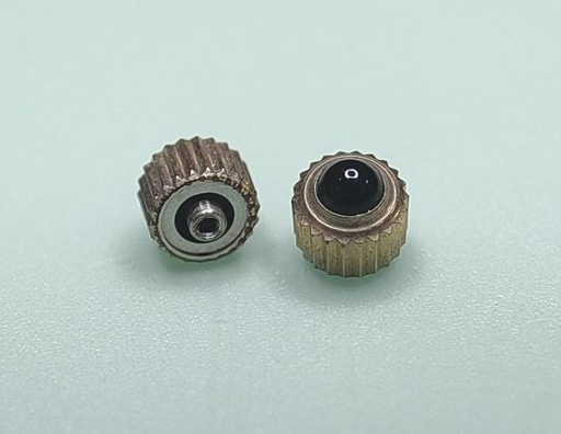 [069MD42069] OMEGA ORIGINAL 069MD42069 PLATED ONIX CROWN