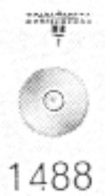 [AS1882-1488] AS 1882 #1488 RUEDA DE TRINQUETE COMPLETA