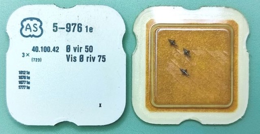 [AS976-723] AS 976 1e #723 Ø vir 50 Vis Ø riv 75 / 3 PCS