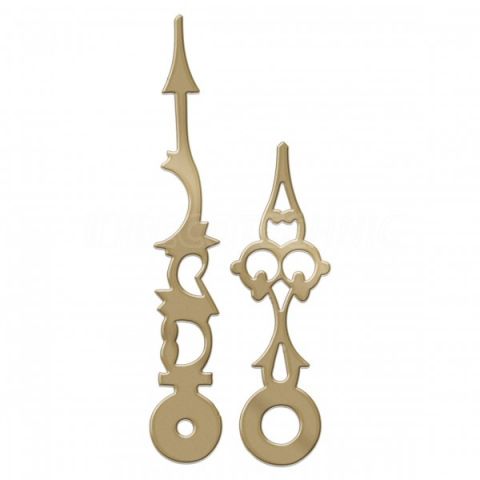 [BECO952867] JUEGO DE AGUJAS CLASICO DORADO 87mm