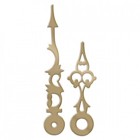 [BECO952875] JUEGO DE AGUJAS CLASICO DORADO 120 mm