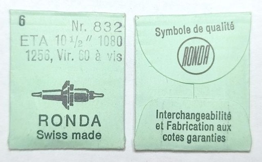 [ETA1080-723V] ETA 1080 #723 Vir. 60 à vis / 6 PCS