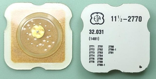 [ETA2770-1481] ETA 2770 #1481 