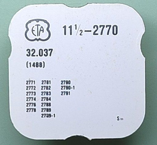 [ETA2770-1488] ETA 2770 #1488 