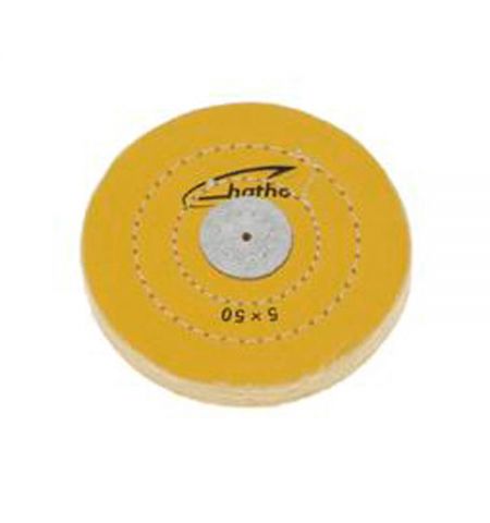 [PUL2D5500] DISCO HATHO ALGODON AMARILLO 125X15 MM 50 HOJAS
