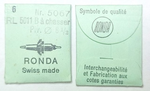 [R5011-723P] RONDA 5011 B #723 / 6 PCS PIV à chasser