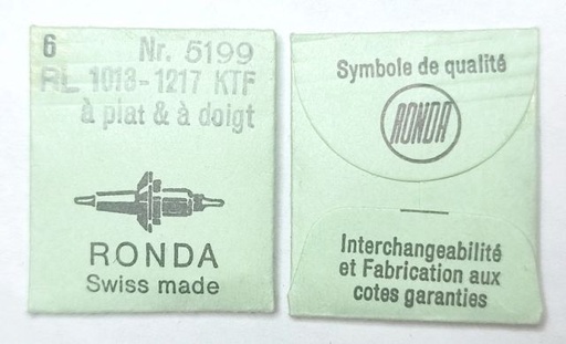 [RL1013-723] RONDA 1013 #723 / 6 PCS à plat & à doigt